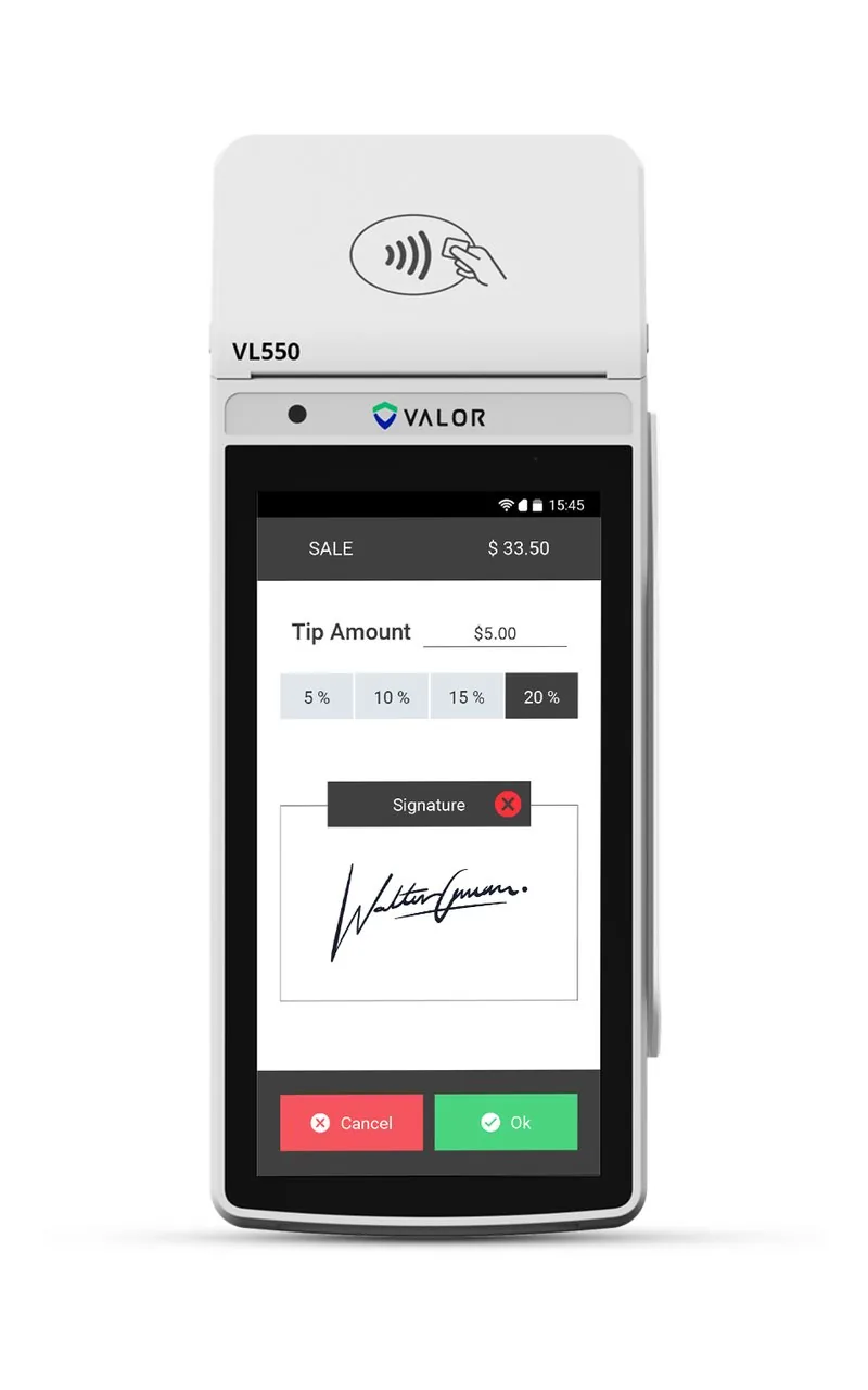 Valor Paytech VL550